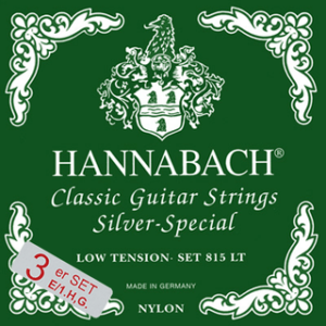 Hannabach 815SLT Silver Special Super Low Tension, Trebles Only