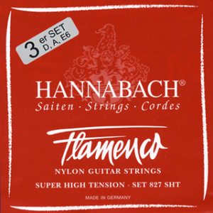 Hannabach 827 Flamenco Classic Super High Tension, Basses Only