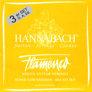 Hannabach 827 Flamenco Classic Super Low Tension, Basses Only