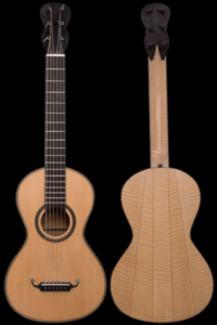 Marfione Lacote Style Curly Maple Romantic Guitar